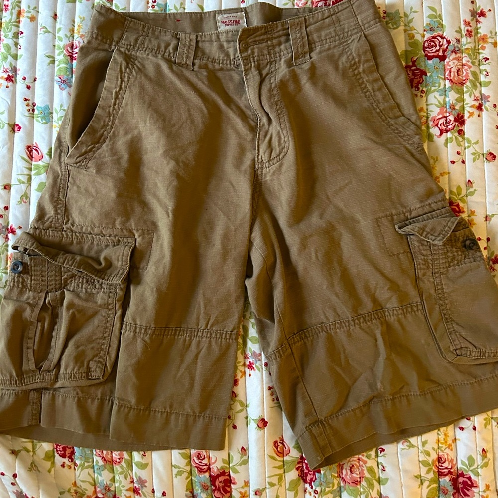 Khaki Cargo Shorts